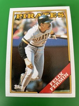 1988 Topps Base Set #547 Felix Fermin