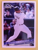 1997 Team Issue Colorado Rockies Police #NNO Andres Galarraga