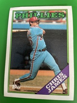 1988 Topps Base Set #572 Chris James