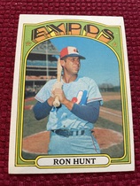 1972 Topps Base Set #110 Ron Hunt
