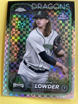 2024 Topps Pro Debut Chrome X-fractor #PDC-92 Rhett Lowder