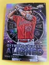 2024 Topps Chrome Cosmic Astrologically Aligned #AA-5 Mike Trout