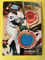 2024 Topps Holiday Relic #RC-JCJ Jazz Chisholm Jr.