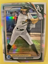 2024 Bowman Chrome Draft Refractor #BDC-187 Rodney Green