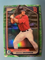 2024 Bowman Chrome Prospects Lunar Glow Refractor #BCP-95 Brooks Brannon