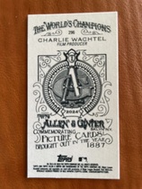 2024 Topps Allen & Ginter Mini A&G Back #296 Charlie Wachtel