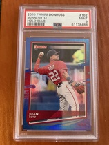 2020 Donruss Holo Blue #162 Juan Soto