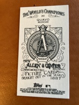 2024 Topps Allen & Ginter Mini A&G Back #241 Quavo