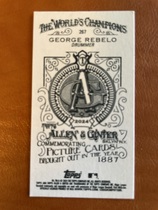 2024 Topps Allen & Ginter Mini A&G Back #267 George Rebelo
