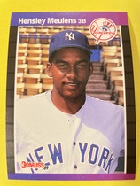 1989 Donruss Base Set #547 Hensley Meulens