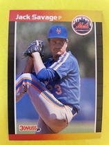 1989 Donruss Base Set #618 Jack Savage