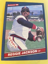 1986 Donruss Base Set #377 Reggie Jackson