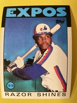 1986 Topps Base Set #132 Razor Shines