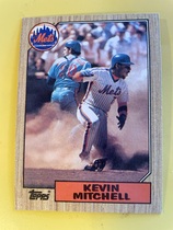 1987 Topps Base Set #653 Kevin Mitchell