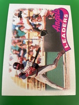 1989 Topps Base Set #51 Angels Leaders