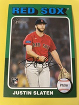 2024 Topps Heritage High Number Green Border #721 Justin Slaten