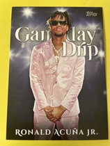 2025 Topps Gameday Drip #GD-9 Ronald Acuna Jr.