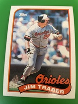 1989 Topps Base Set #124 Jim Traber
