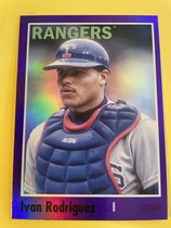 2024 Topps Archives Purple Foilboard #129 Ivan Rodriguez