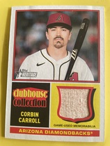 2025 Topps Heritage Clubhouse Collection Relics #CCR-CCA Corbin Carroll
