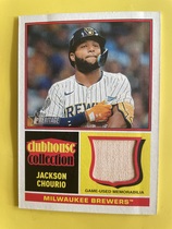 2025 Topps Heritage Clubhouse Collection Relics #CCR-JC Jackson Chourio