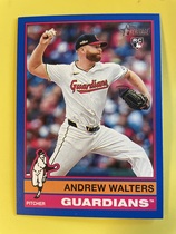 2025 Topps Heritage Dark Blue Border #484 Andrew Walters