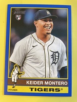 2025 Topps Heritage Dark Blue Border #41 Keider Montero
