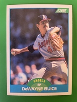 1989 Score Base Set #153 DeWayne Buice