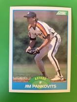 1989 Score Base Set #192 Jim Pankovits