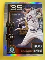 2025 Bowman Chrome Bowman Scouts Top 100 #BTP-35 Brandon Sproat