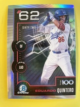 2025 Bowman Chrome Bowman Scouts Top 100 #BTP-62 Eduardo Quintero