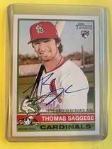 2025 Topps Heritage Real One Autos #ROA-TS Thomas Saggese