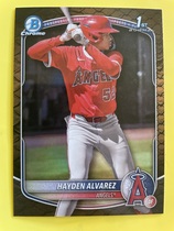 2025 Bowman Chrome Prospects Reptilian Refractor #BCP-12 Hayden Alvarez