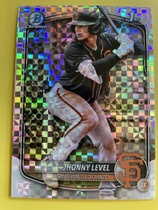 2025 Bowman Chrome Prospects X-Fractor #BCP-147 Jhonny Level