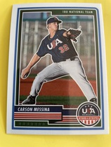 2023 Panini USA Baseball Stars & Stripes (Optichrome) #10 Carson Messina