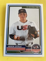 2023 Panini USA Baseball Stars & Stripes (Optichrome) #24 Andrew Costello