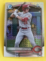 2025 Bowman Chrome Mega Box Prospects (Mojo Refractor) #BCP-100 Sammy Stafura