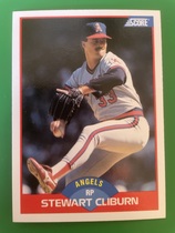 1989 Score Base Set #445 Stewart Cliburn