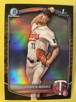 2025 Bowman Chrome Prospects Reptilian Refractor #BCP-90 Andrew Morris