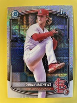 2025 Bowman Chrome Mega Box Prospects (Mojo Refractor) #BCP-25 Quinn Mathews