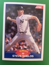 1989 Score Base Set #578 Steve Shields