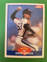 1989 Score Base Set #593 Dave Meads