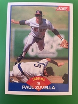1989 Score Base Set #598 Paul Zuvella
