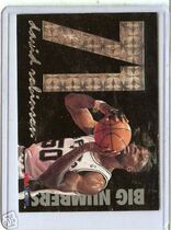 1994 NBA Hoops Big Numbers #BN1 David Robinson