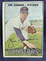 1967 Topps Base Set #291 Jim Hannan