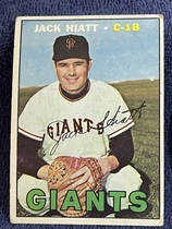 1967 Topps Base Set #368 Jack Hiatt