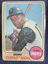 1968 Topps Base Set #344 Donn Clendenon