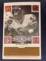 1986 McDonalds Bears Gold #55 Otis Wilson