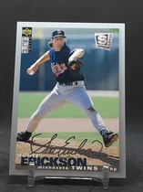 1995 Upper Deck Collectors Choice SE Silver Signature #225 Scott Erickson