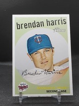 2008 Topps Heritage #61 Brendan Harris